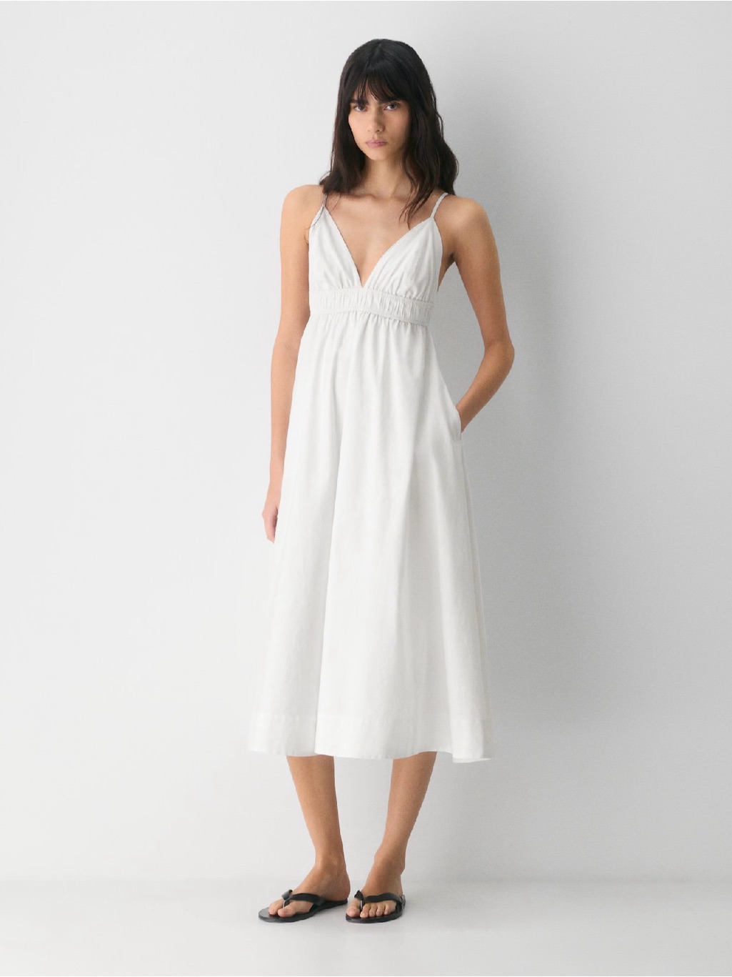 Aritzia Encourage Poplin Dress